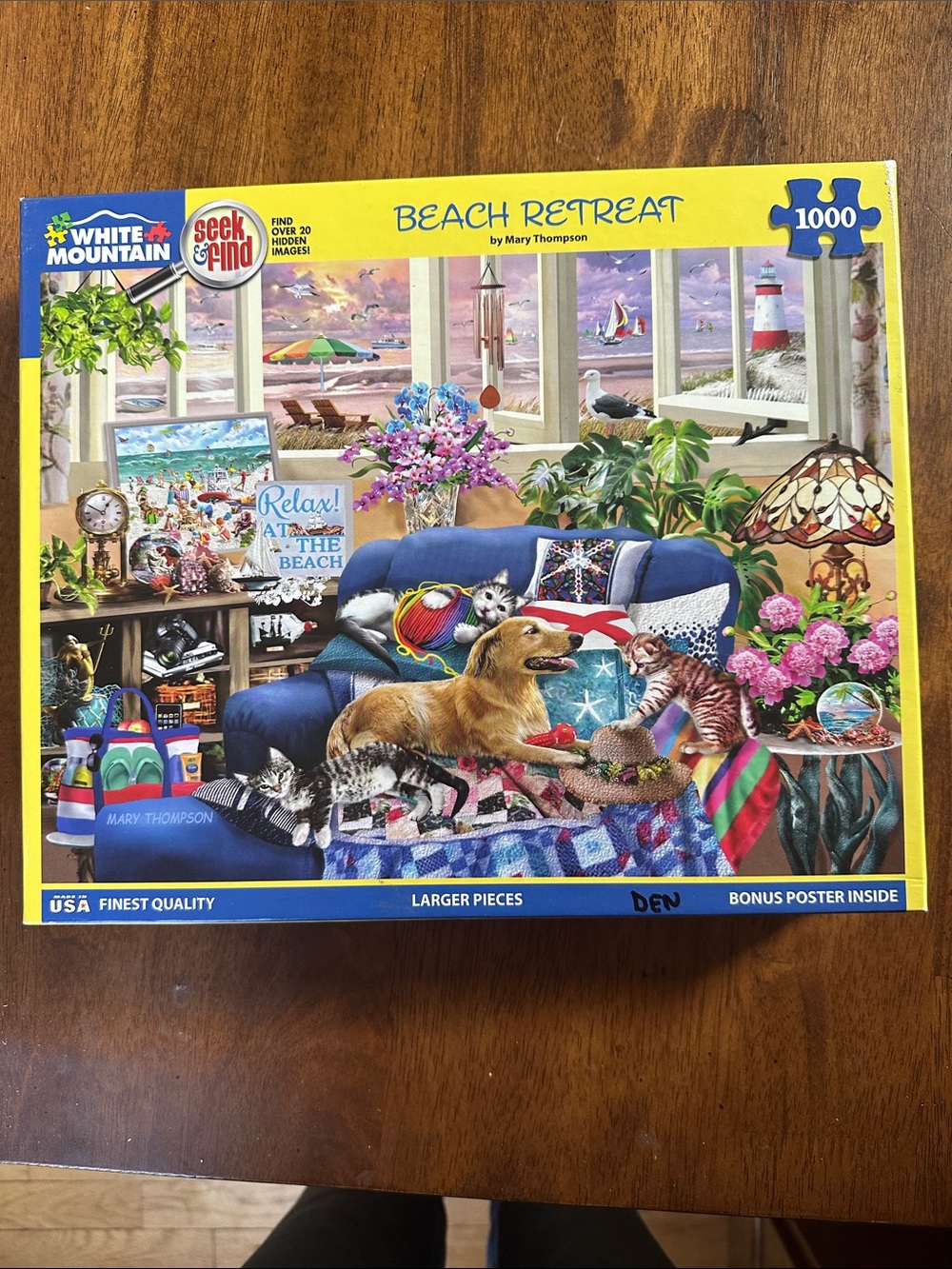 White Mountain Beach Retreat Puzzle - 1000 piece